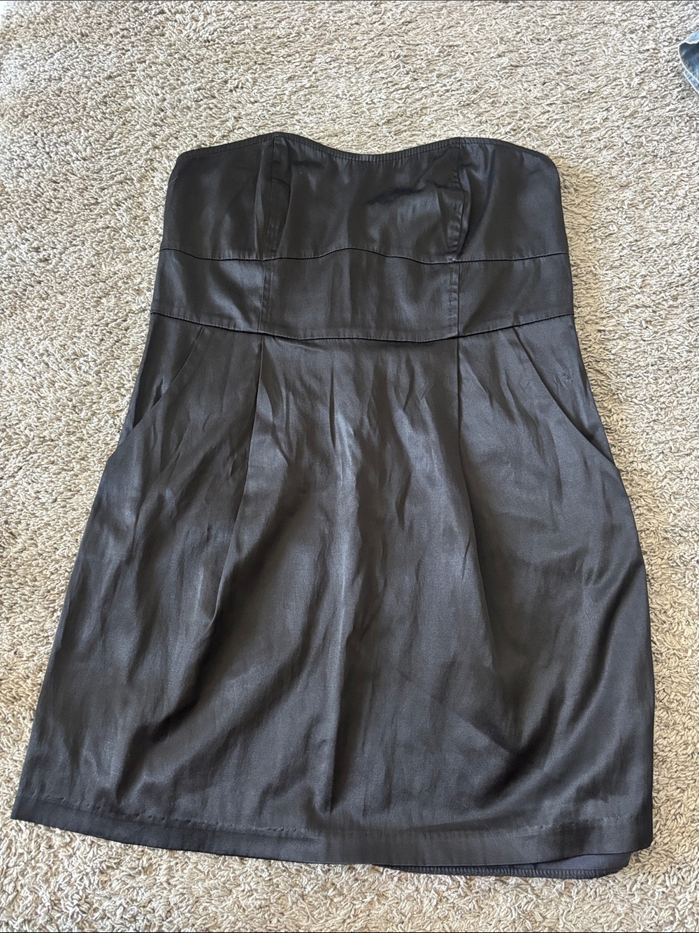 Papaya Strapless Little Black Dress
